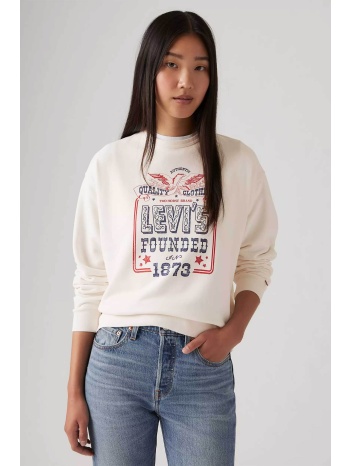 levi`s® γυναικεία μπλούζα φούτερ με graphic logo print