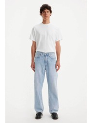 levi`s® ανδρικό τζιν παντελόνι πεντάτσεπο με logo patch loose fit - 290370070 denim blue ανοιχτό