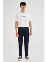levi`s® ανδρικό τζιν παντελόνι πεντάτσεπο με logo patch regular fit `502™` - 295070083 denim blue σκ