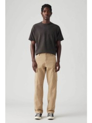 levi`s® ανδρικό παντελόνι cargo με logo patch tapered fit - 394410000 μπεζ