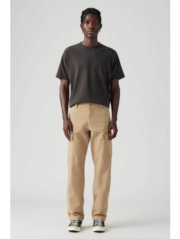 levi`s® ανδρικό παντελόνι cargo με logo patch tapered fit 