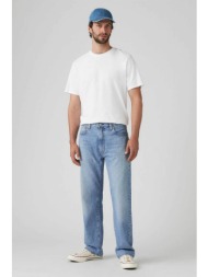 levi`s® ανδρικό τζιν παντελόνι πεντάτσεπο με logo patch relaxed fit `555™` - 000lo0012 denim blue αν