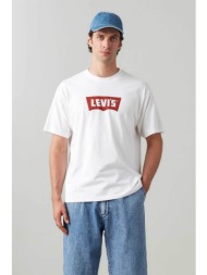 levi`s® ανδρικό t-shirt με σταμπωτό λογότυπο relaxed fit `vintage batwing` - 000ry0000 λευκό