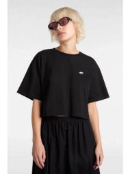 vans γυναικείο crop top `salton` - vn000p5qblk1 μαύρο