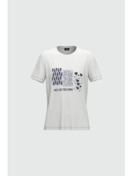 emme by marella γυναικείο t-shirt με print `ovest` - 2515971071200 λευκό