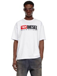 diesel ανδρικό t-shirt relaxed fit ``t-boxt-div`` - s25a149430grai λευκό