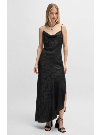hugo boss γυναικείο maxi φόρεμα με floral print και