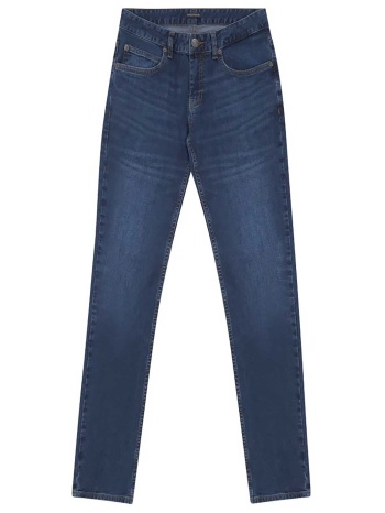 prince oliver ανδρικό τζιν παντελόνι πεντάτσεπο slim fit 