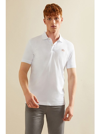 la martina ανδρική πόλο μπλούζα slim fit eduardo 