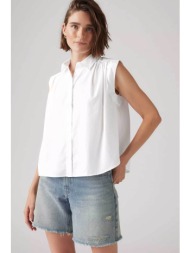 levi`s® γυναικείο αμάνικο πουκάμισο standard fit `gracen` - 001sr0002 λευκό