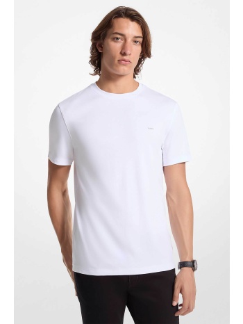 michael kors ανδρικό t-shirt μονόχρωμο με κεντημένο