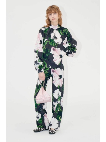 stine goya γυναικείο παντελόνι με floral print 