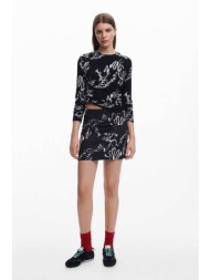 desigual γυναικεία φούστα mini `ginna` - 25swfw03 μαύρο