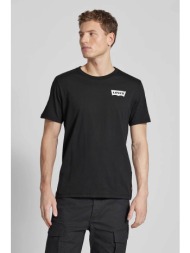 levi`s® ανδρικό t-shirt μονόχρωμο με λογότυπο relaxed fit - 224911692 μαύρο