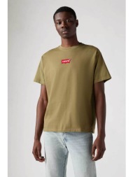 levi`s® ανδρικό t-shirt μονόχρωμο με λογότυπο relaxed fit - 0008c0007 λαδί