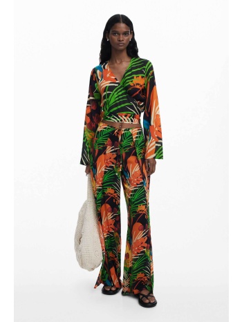 desigual γυναικεία παντελόνα wrap `bahamas pant` - 25swmw01