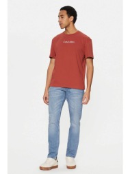 calvin klein ανδρικό τζιν παντελόνι πεντάτσεπο slim fit - k10k114285 denim blue ανοιχτό