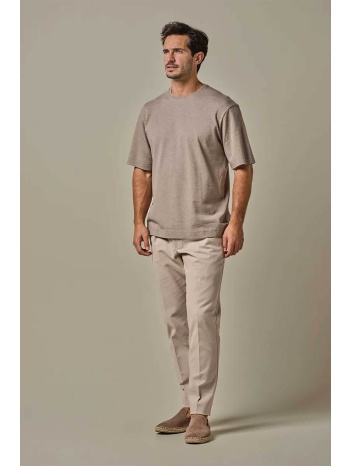 profuomo ανδρικό t-shirt μονόχρωμο loose fit - ppwt10003f