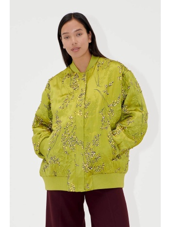 stine goya γυναικείο bomber jacket με στρας 