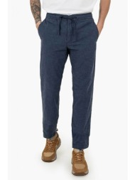timberland ανδρικό παντελόνι με ελαστική μέση regular tapered fit - tb0a2f6bb681 μπλε σκούρο