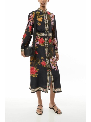 raishma γυναικείο φόρεμα midi με floral print - ss25rs33