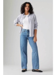 levi`s® γυναικείο τζιν παντελόνι πεντάτσεπο loose fit `baggy dad` - a34940072 denim blue
