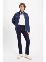 levi`s® γυναικείο τζιν παντελόνι πεντάτσεπο slim fit `712™` - a61990002 denim blue σκούρο