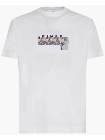 seinse ανδρικό t-shirt με κεντημένα patches - te2973ss 125 σε προσφορά