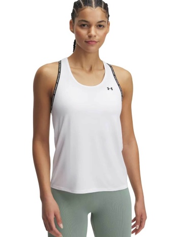 under armour γυναικείο αθλητικό τοπ αμάνικο - 1389851 λευκό