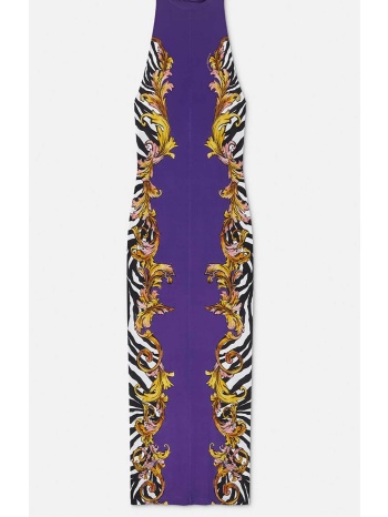 versace jeans couture γυναικείο φόρεμα maxi `outline