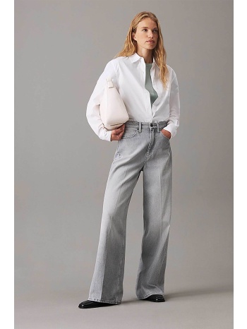 calvin klein γυναικείο τζιν παντελόνι ψηλόμεσο wide leg 