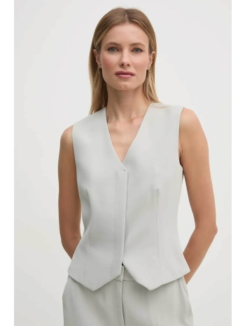 calvin klein γυναικείο γιλέκο μονόχρωμο - k20k208017 εκρού