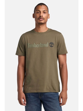 timberland ανδρικό t-shirt με λογότυπο regular fit
