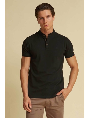 dors ανδρική πικέ μπλούζα πόλο με κεντημένο λογότυπο 