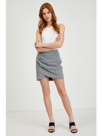 orsay γυναικεία mini φούστα με houndstooth μοτίβο ασύμμετρη