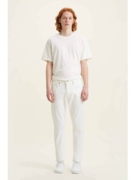 levi`s® ανδρικό τζην παντελόνι με logo patches πίσω slim fit `512™` (32l) - 2883311-15-32 λευκό