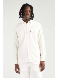 levi`s® ανδρικό denim πουκάμισο μονόχρωμο με flap τσέπες μπροστά - a191900-01 εκρού