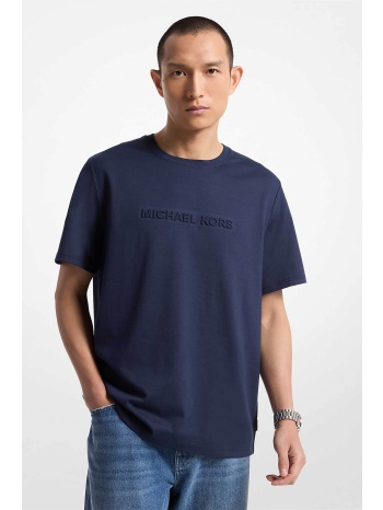 michael kors ανδρικό t-shirt με κεντημένο ανάγλυφο λογότυπο