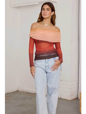 never fully dressed γυναικεία μπλούζα ombre με carmen σε προσφορά