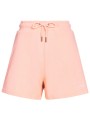 guess γυναικείο σορτς με ελαστική μέση και κεντημένο λογότυπο regular fit - w5gd0ok68i4 ροζ