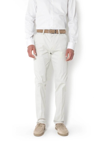 the bostonians ανδρικό παντελόνι chino twill μονόχρωμο