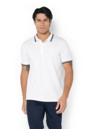 the bostonians ανδρική μπλούζα πόλο πικέ με contrast trims και κεντημένο λογότυπο regular fit - ps12