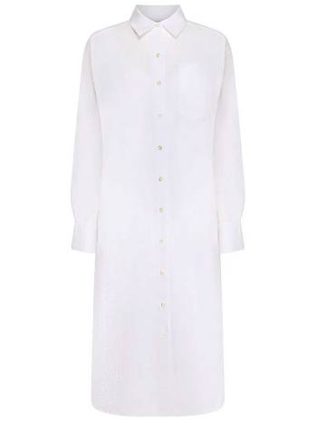 dkny γυναικείo midi φόρεμα σεμιζιέ μονόχρωμο - p5ab0ala