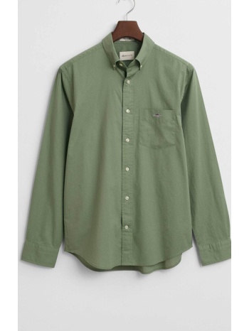 gant ανδρικό πουκάμισο button down classic poplin με τσέπη