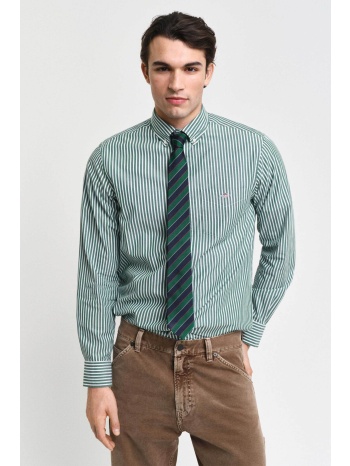 gant ανδρικό πουκάμισο button down classic poplin με ριγέ