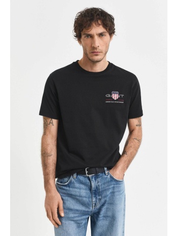 gant ανδρικό t-shirt με κεντημένο graphic logo regular fit σε προσφορά