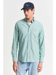 gant ανδρικό πουκάμισο button down oxford με τσέπη και κεντημένο λογότυπο regular fit - 3000200 πράσ