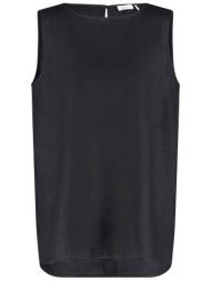 gerry weber γυναικεία μπλούζα αμάνικη από λινό - 560127-31235 μαύρο