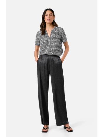gerry weber γυναικείο παντελόνι slip-on με wide leg 