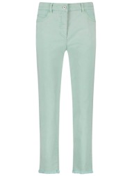 gerry weber γυναικείο παντελόνι cropped - 520029-31634 γαλάζιο